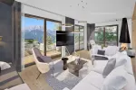 Zweitwohnsitz: Luxuriöse Gartenwohnung mit privaten Pool in Ski In/Ski Out Lage von Leogang!