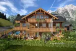 Zweitwohnsitz: Luxuriöse Gartenwohnung mit privaten Pool in Ski In/Ski Out Lage von Leogang!
